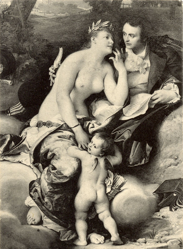 Polyptyque sur l'oeuvre de Victor Hugo : Les Contemplations d'autrefois ; Les Orientales ; Les Travailleurs de la Mer ; Les Contemplations d'aujourd'hui ; Portrait de Victor Hugo_0